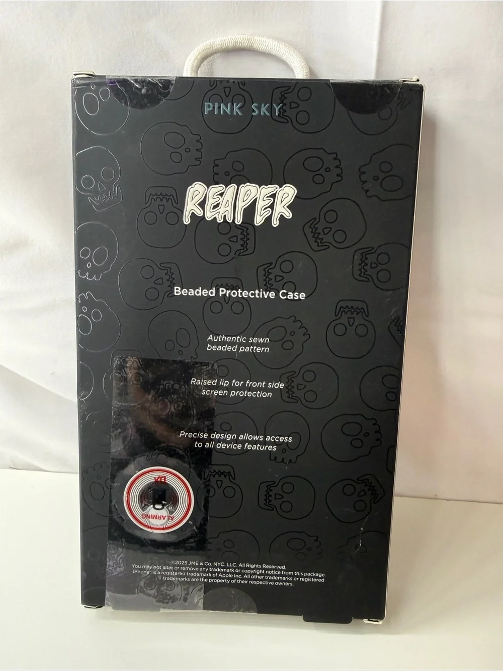 Pink Sky - Reaper iPhone 16 PRO Max Case Beaded Limited Edition NIB